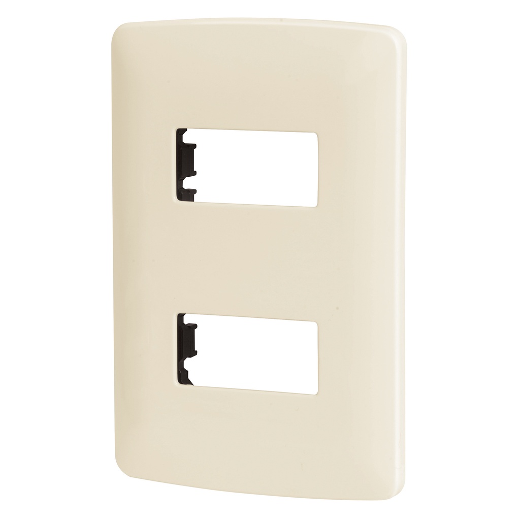 VOLTECH PLACA PPDO-I VOLTECH D/ABS MARFIL 2 MODULOS