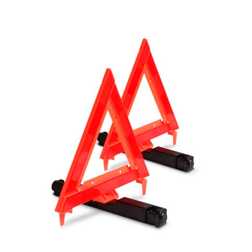 MIKELS TRIANGULOS REFLEJANTES 10" 1 PAR C/ BOLSA DE VINIL