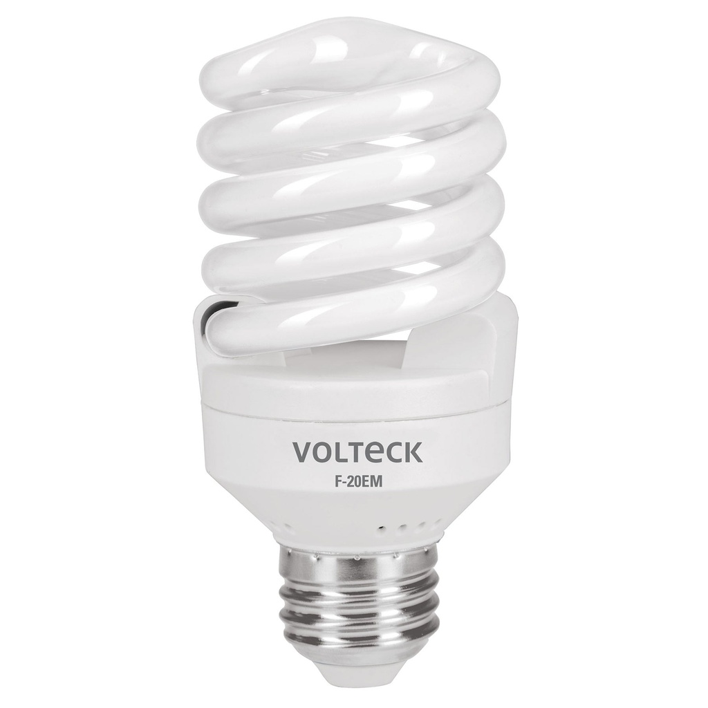 VOLTECH LAMPARA F-20EM 20W VOLTECH ESPIRAL MINI B/E26/27 LUZ