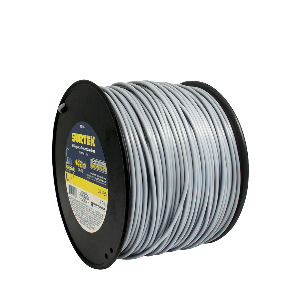 SURTEK HILO P/DESBROZADORA    3.3MMX142MT REDONDO CARRETE