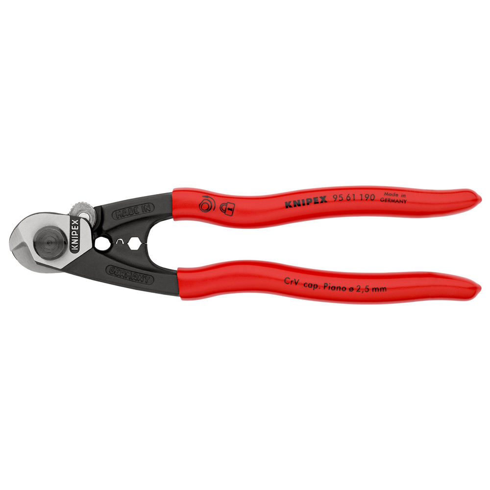 KNIPEX CORTA CABLE 95 61 190 SB 6MM