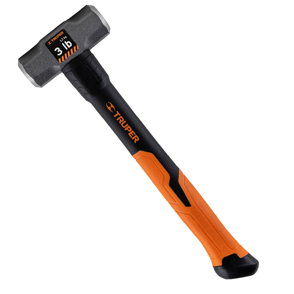 TRUPER MARRO OCTAGONAL MD-3F 3LB MGO 14" FIBRA DE VIDRIO