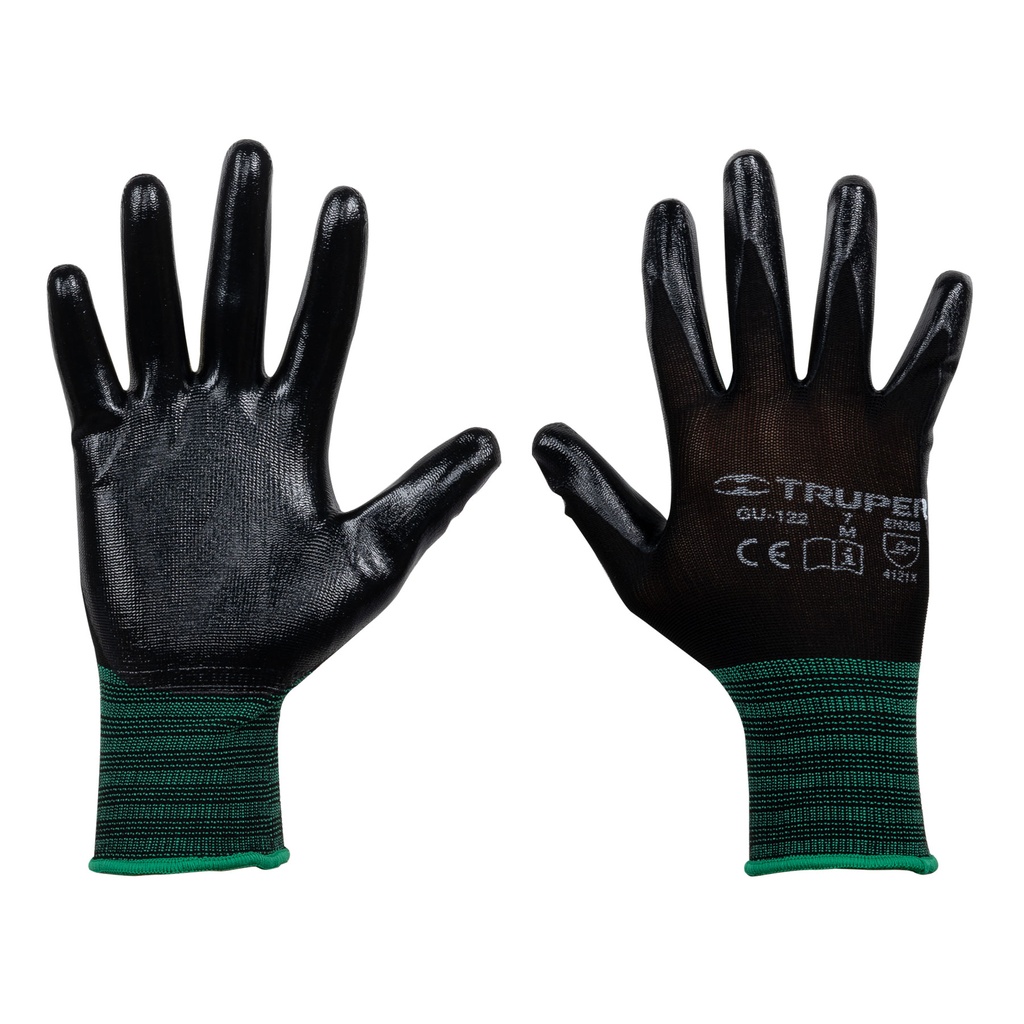 TRUPER GUANTE NYLON GUX-NIT-M M RECUB DE NITRILO PUNO T