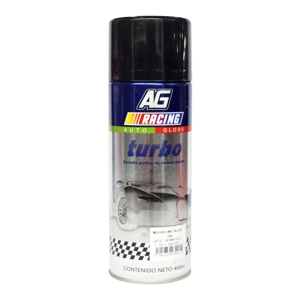 TURBO PINTURA AEROSOL NGO METALICO AT79405 400ML