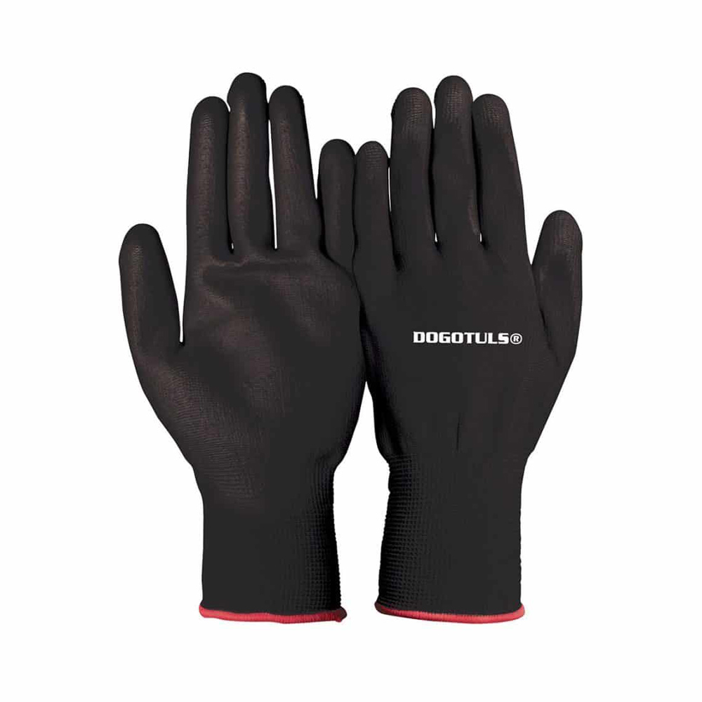 DOGOTULS GUANTE HW3001  D/NYLON C/PALMA NITRILO NEGRO
