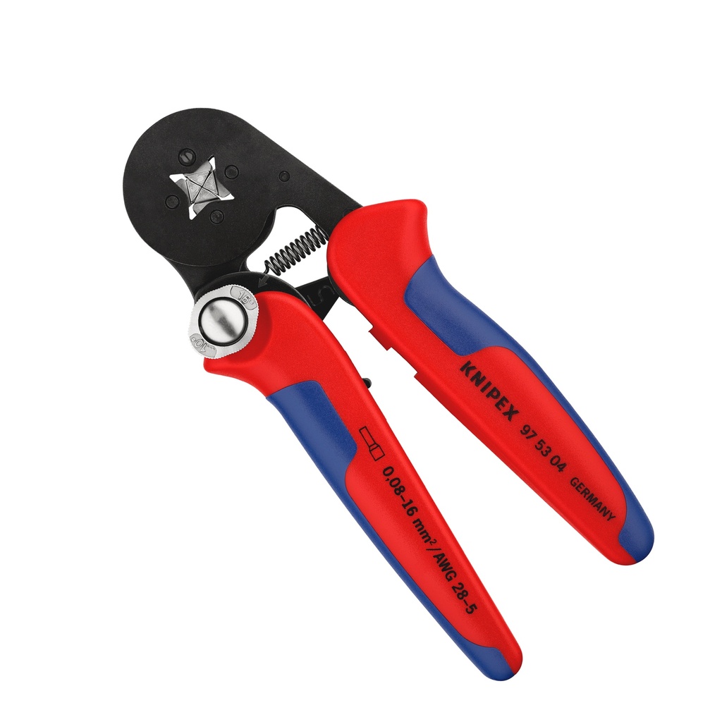 KNIPEX PINZA P/COMPRIMIR TERMINALES 97 53 04 CAP 28 A 5 AWG
