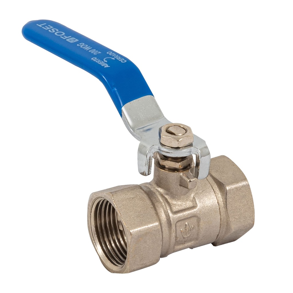 FOSET VALVULA BOLA ROSCABLE   019MM 3/4" LATON