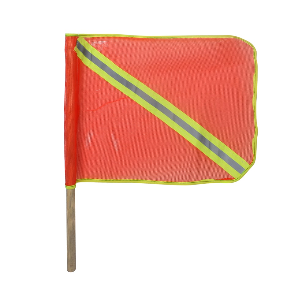 BANDEROLA D/PVC C/REFLEJANTE TEXTIL 46X40 CMTS