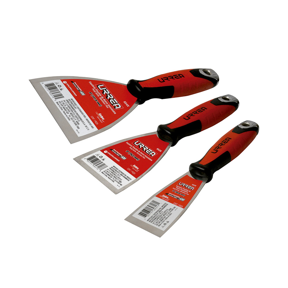 URREA ESPATULA 6500X  3PZ FLEXA INOX