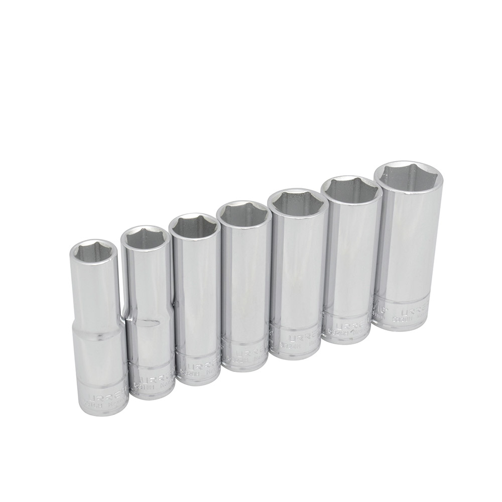 URREA JGO 7PZ DADOS LG 1/2 6PT 5300H