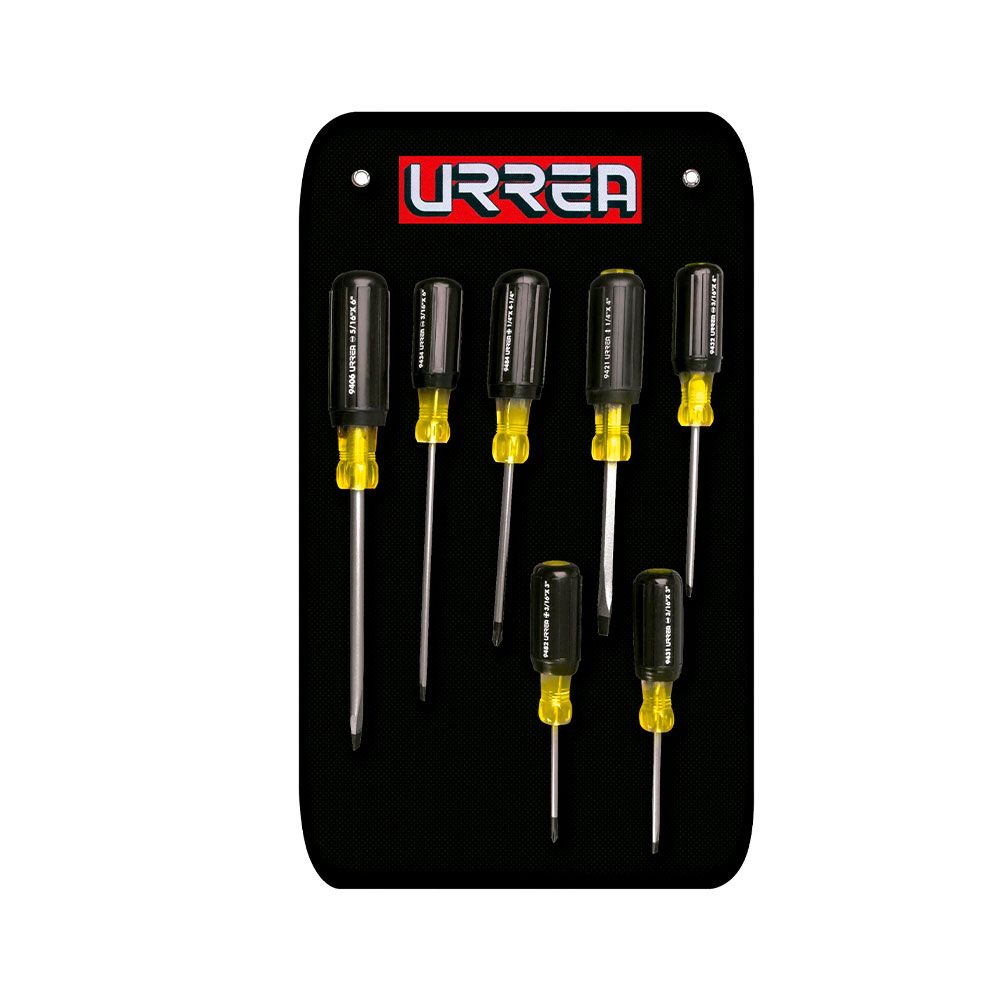 URREA DESARMADORES COMB 7PZ   MGO CUSHION GRIP