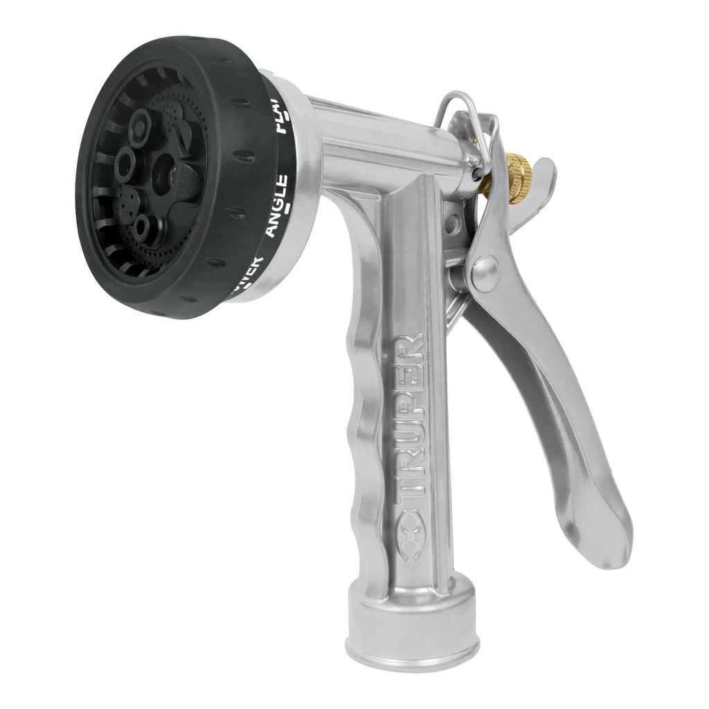 TRUPER PISTOLA METALICA PR-108 8 FUNCIONES P/RIEGO