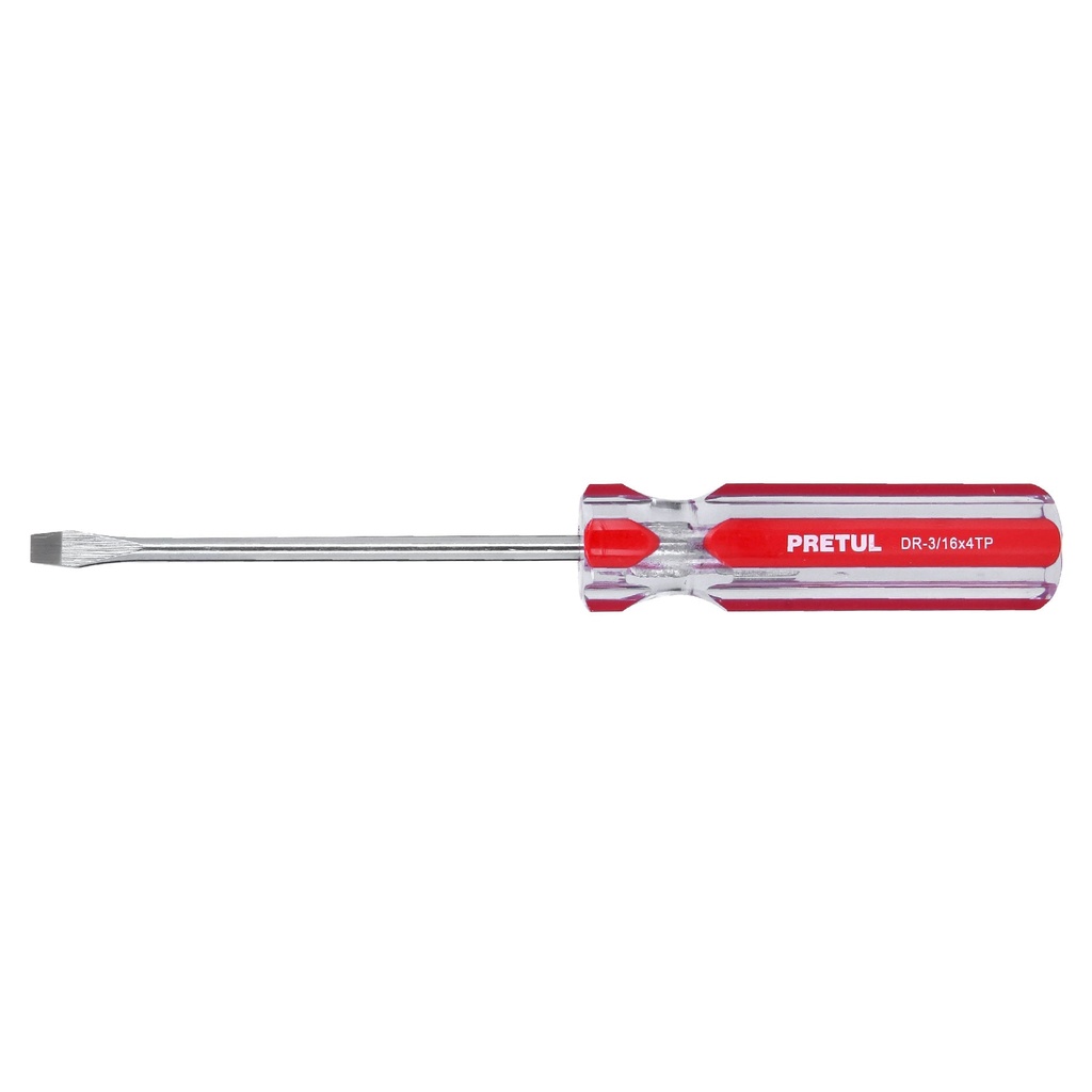 PRETUL DESARMADOR PLANO DR-3/16X4TP MGO PVC