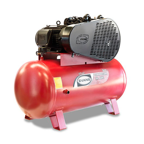 EVANS COMPRESOR E460ME1000-500 10HP 500L LUBRICADO PROF TFCO
