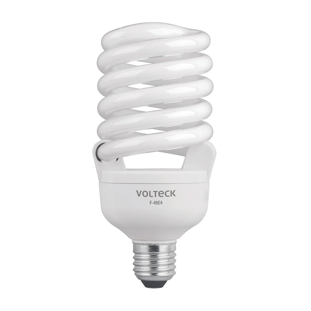 VOLTECH LAMPARA F-45E4 45W VOLTECH ESPIRAL ALTA POTENCIA T4