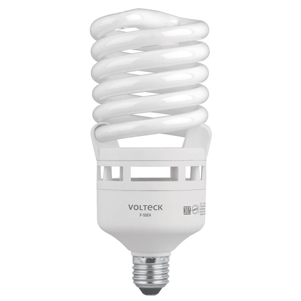 VOLTECH LAMPARA F-55E4 55W VOLTECH ESPIRAL ALTA POTENCIA T4