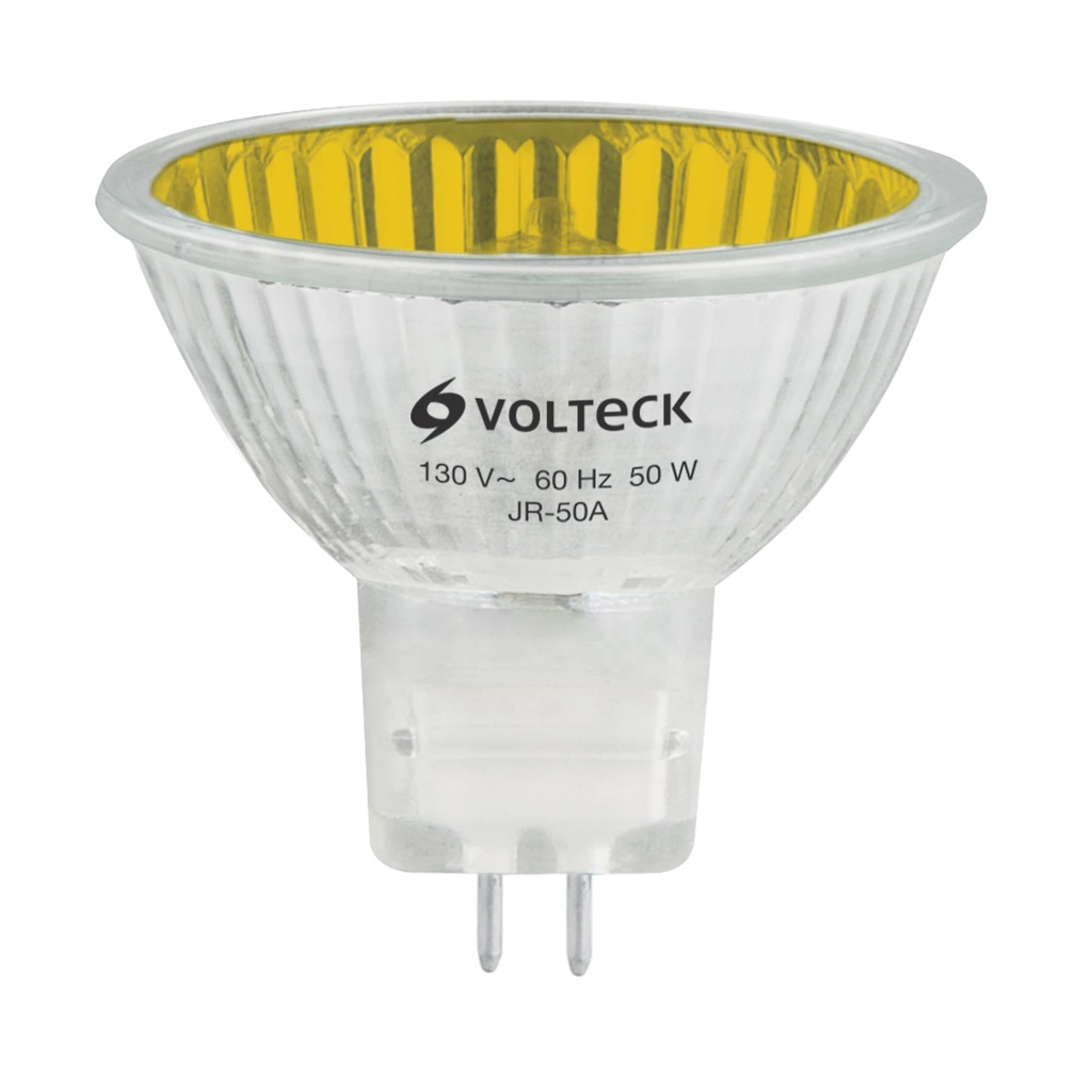 VOLTECH LAMPARA JR-50R 50W VOLTECH HALOGENO MR16 B/BIPIN ROJ