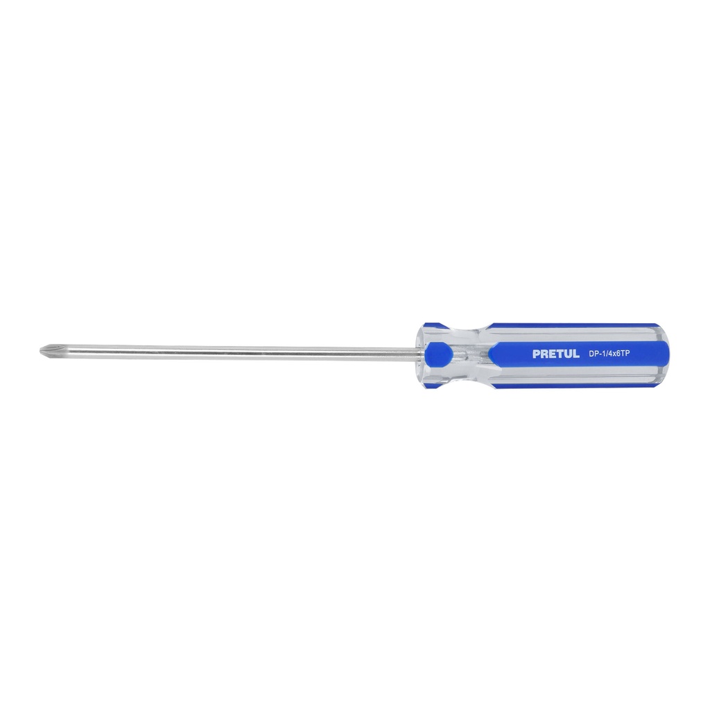 PRETUL DESARMADOR DE CRUZ DP-1/4X6TPMGO PVC