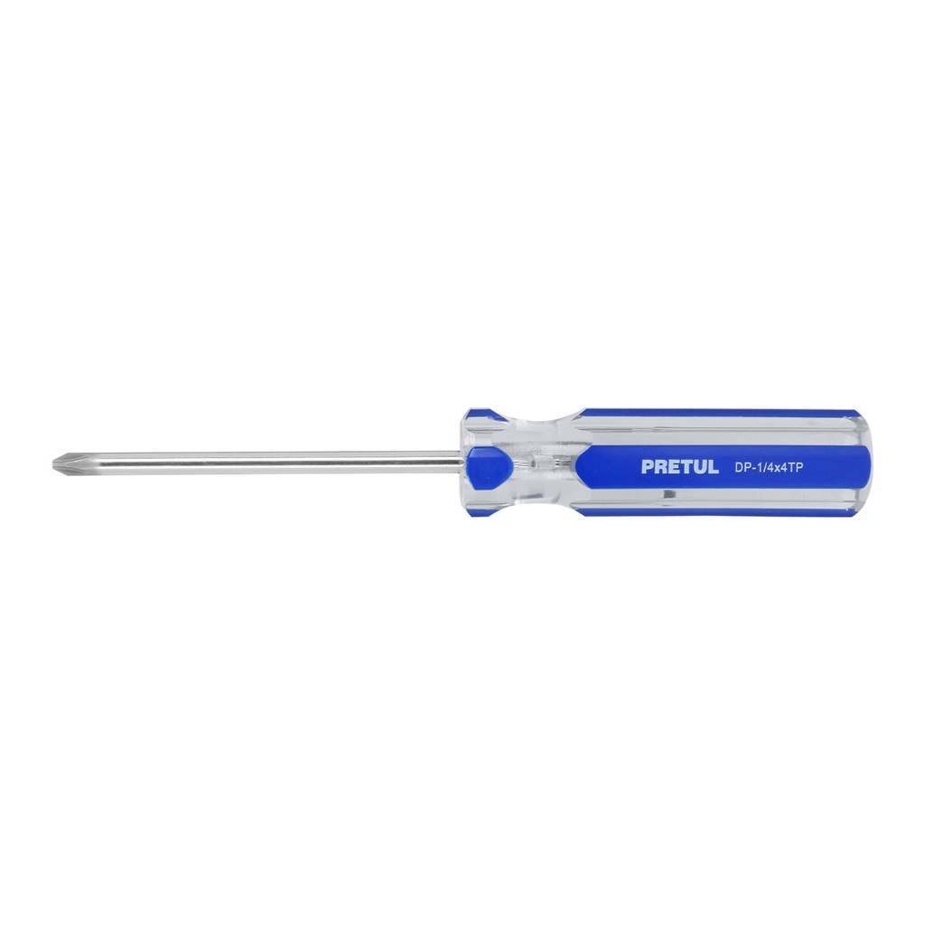PRETUL DESARMADOR DE CRUZ DP-1/4X4TPMGO PVC