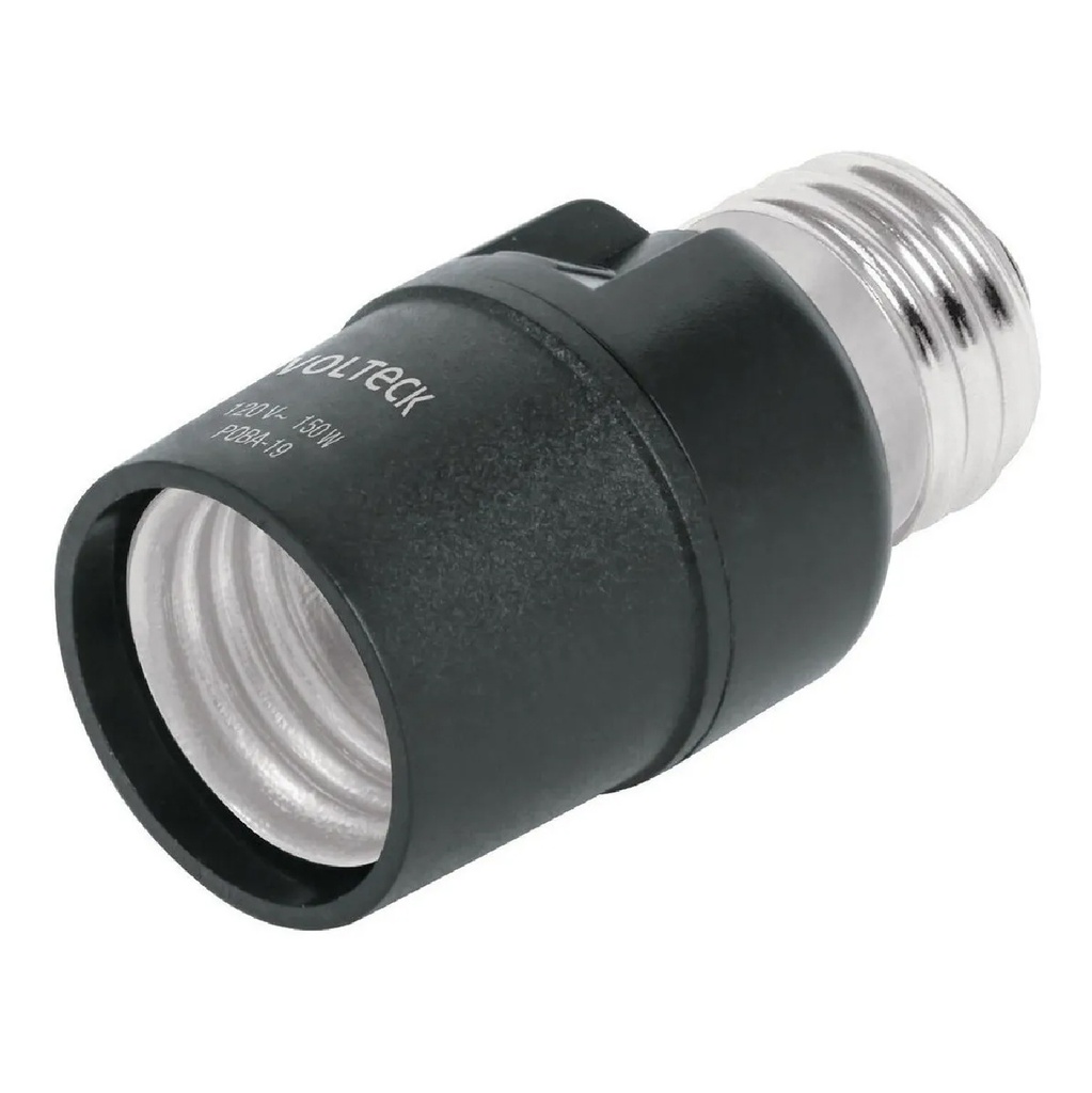 VOLTECH PORTALAMPARA POBA-19 VOLTECH C/SENSOR D/LUZ INCANDES