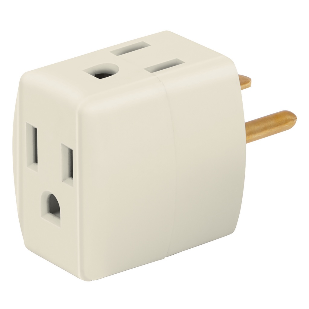 VOLTECK MULTICONTACTO MUL-310 15A VOLTECK TRIPLE TIPO CUBO S