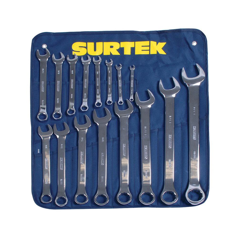 SURTEK JGO LLAVES COMB STD P ESP 16PZ STK