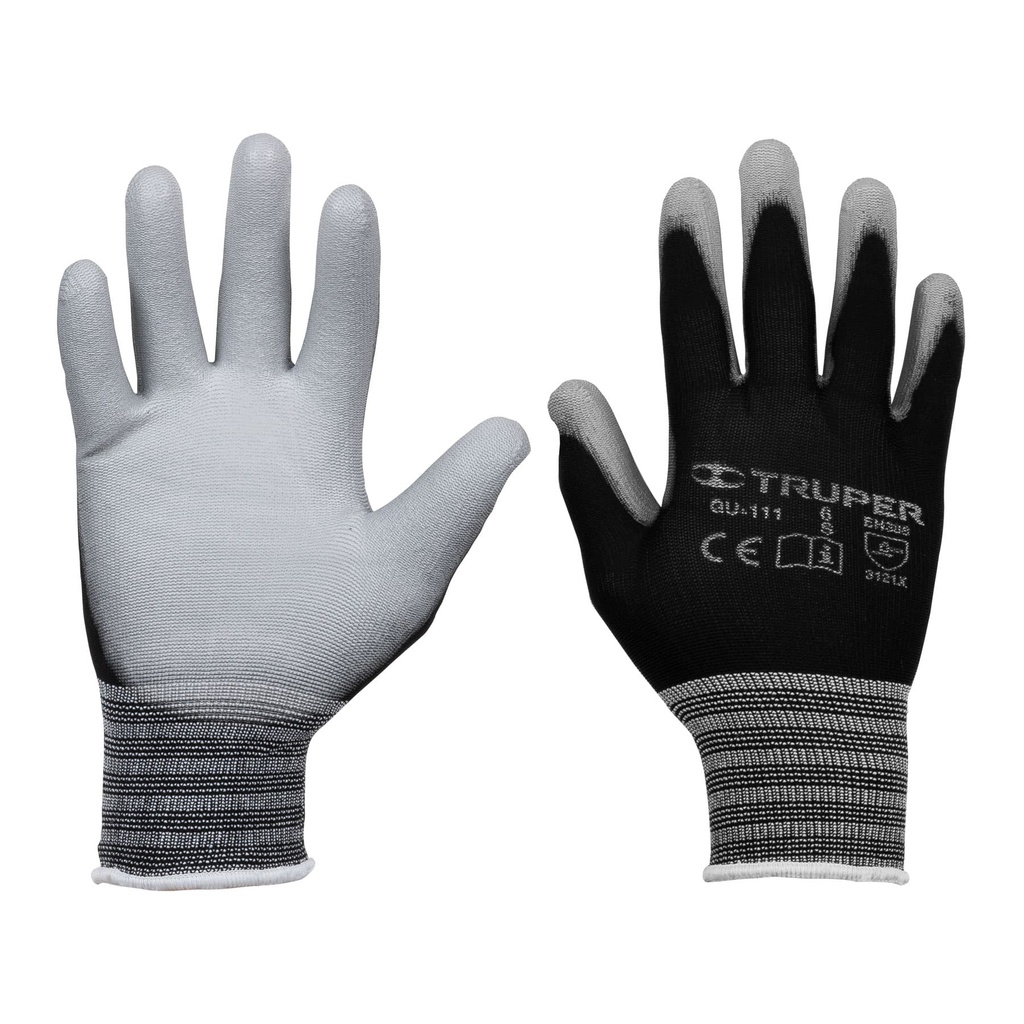 TRUPER GUANTE NYLON GUX-MEC-C CH  RECUBIERTO DE POLIURETANO