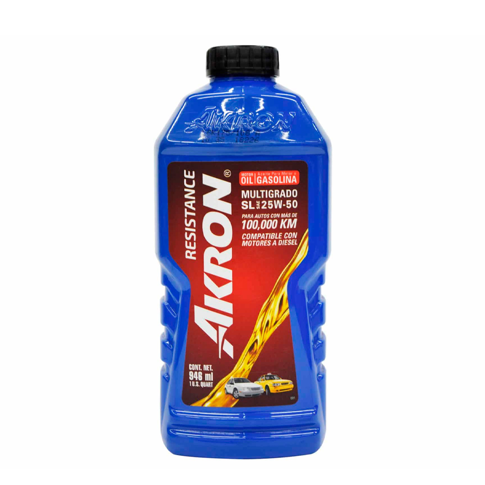 AKRON ACEITE RESISTAN SAE 25W-50 946ML