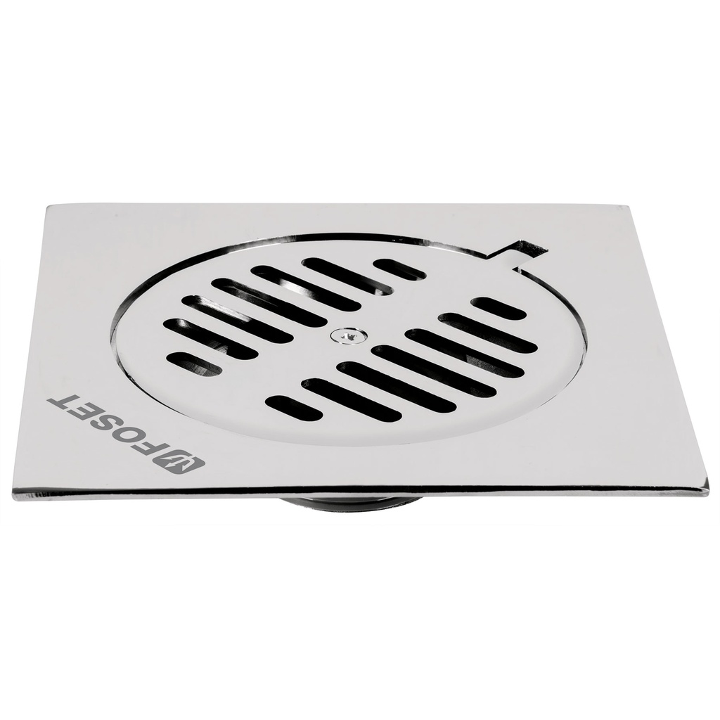 FOSET RESUMIDERO RS-606 6X6" CUADRADO LATON