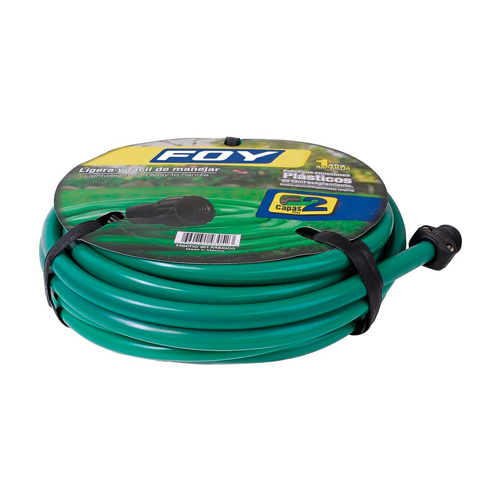 FOY MANGUERA LISA 2CAP15M1/2 PLAST M12L15P