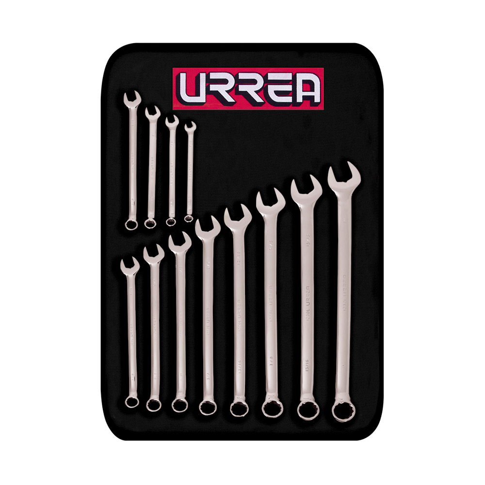 URREA JGO 12 LLAVES 1200AML EXTRALGA MET
