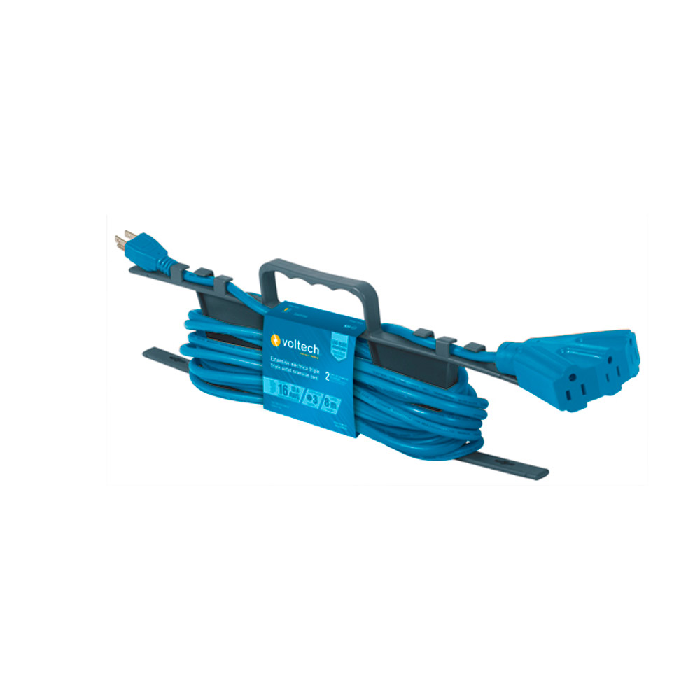 VOLTECH EXTENSION ELECT USO   RUDO 3X16AWG 8MT ATERRIZ