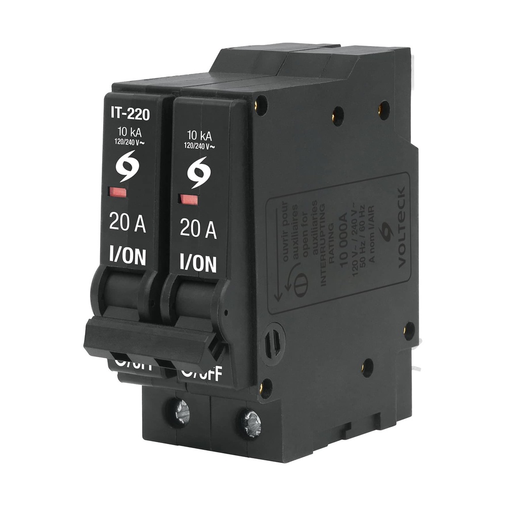 VOLTECH INTERRUPTOR IT-220 20A VOLTECH TERMOMAGNETICO 2 POLO