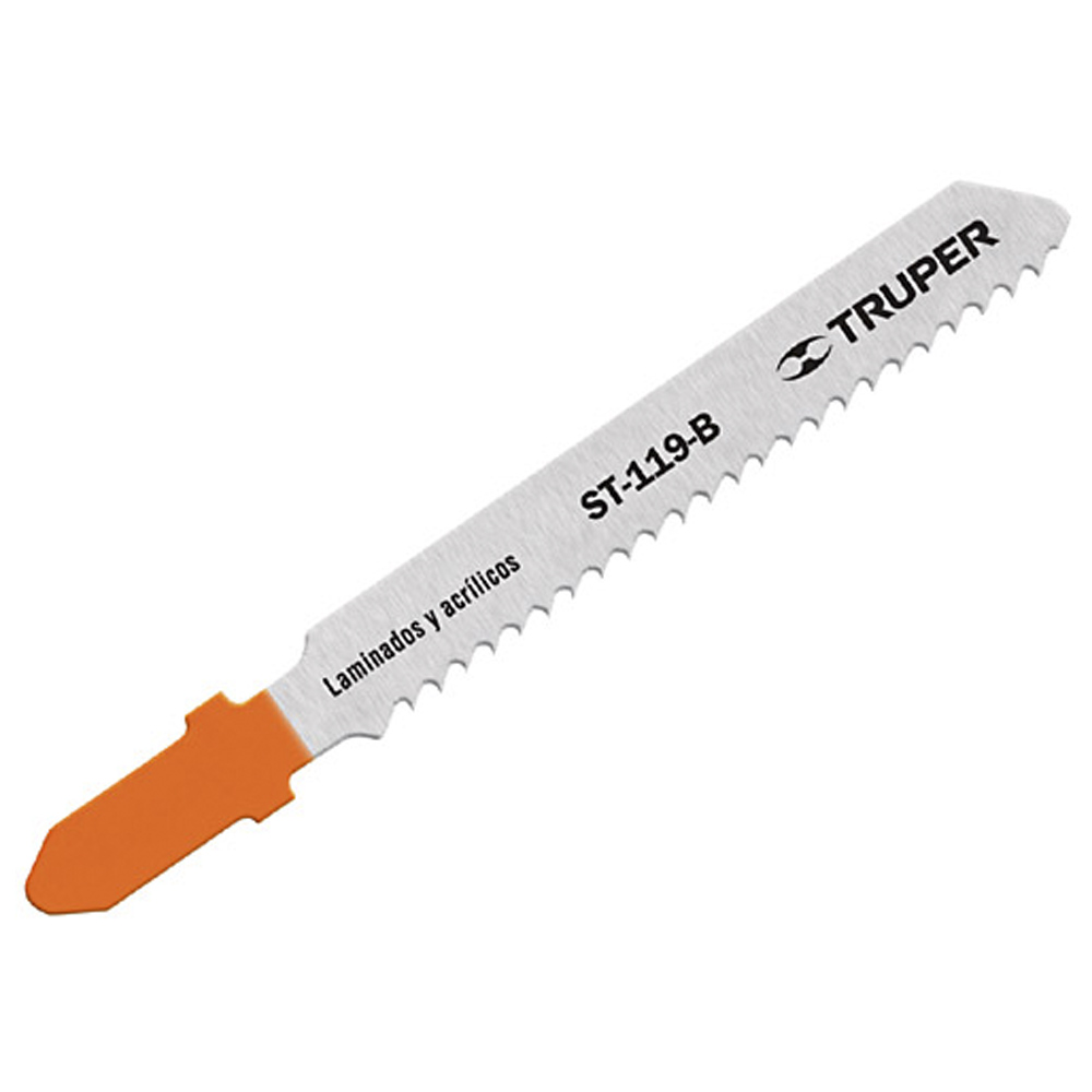 TRUPER SEGUETA ZANCO "T" ST-119-B CORTE RECTO P/MADERA 5PZA