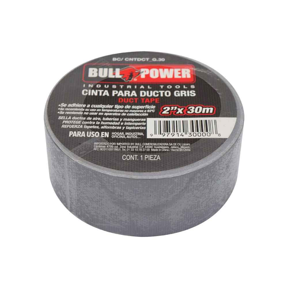 BULL POWER CINTA P/DUCTO 2"X30MT