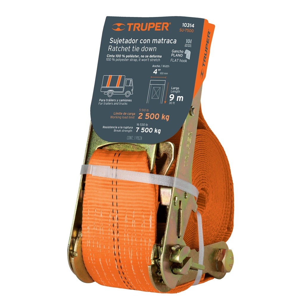TRUPER SUJETADOR 10314 SU-7500 6T C/MATRACA