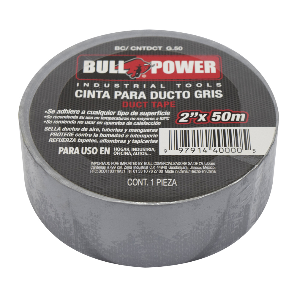 BULL POWER CINTA P/DUCTO 2"X50MT