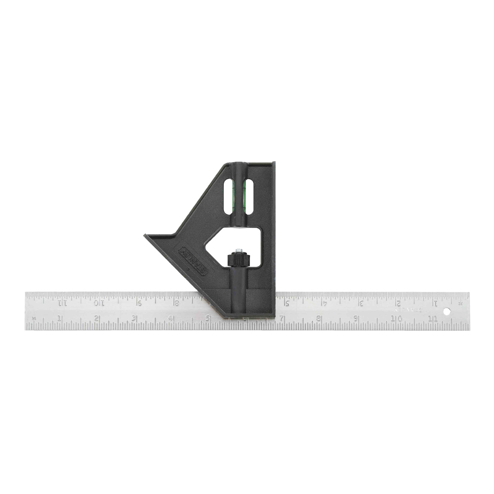 STANLEY ESCUADRA 12" 46-012   D/COMBIN C/ANGULO