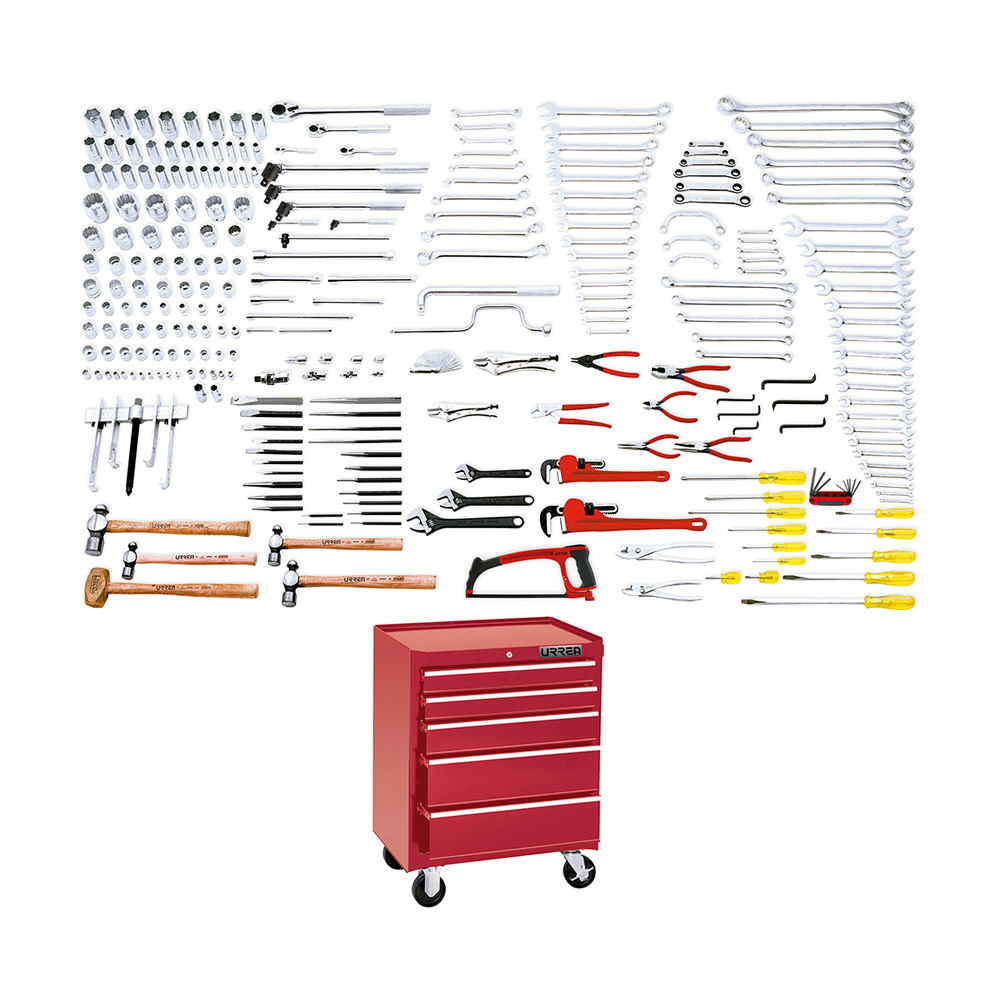 URREA JGO AUTOCLE 270PZ HTA   P/MECANICO C/GABINETE INDUST