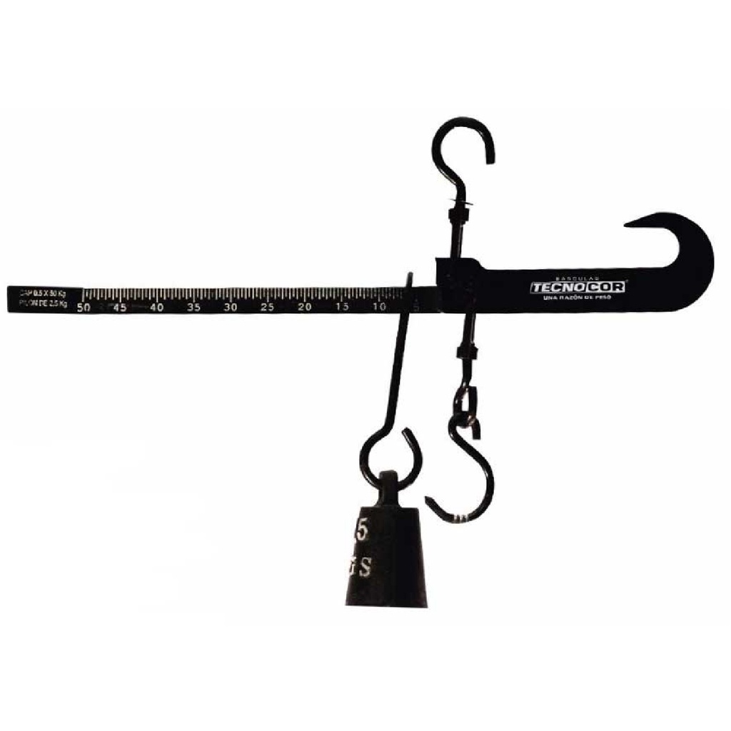 TECNOCOR BASCULA 100-RM 100 KG ROMANA T/MACHETE