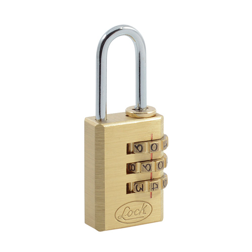 LOCK CANDADO LATON 20MM COMB  PROGRAMABLE 10CA