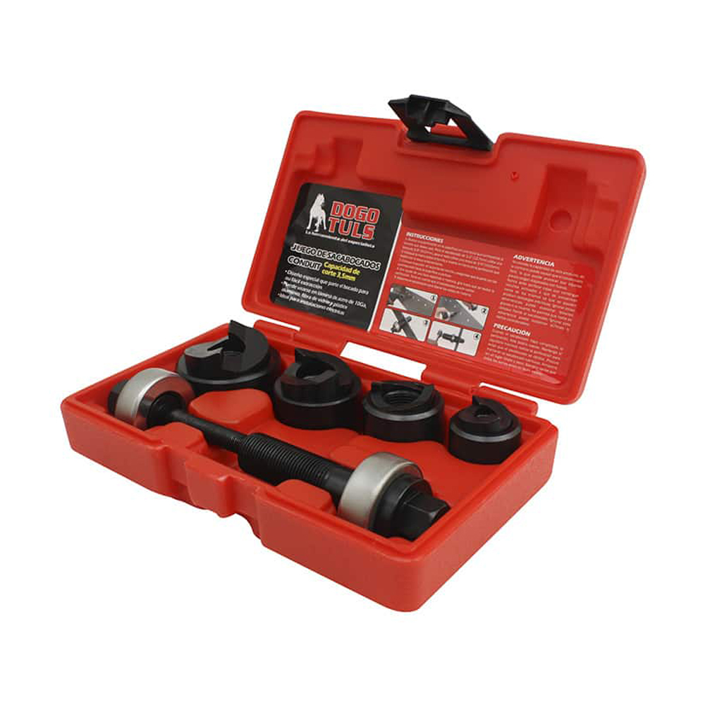 DOGOTULS JGO SACABOCADO 10PZ  1/2"A1-1/4" CONDUIT TJ1030