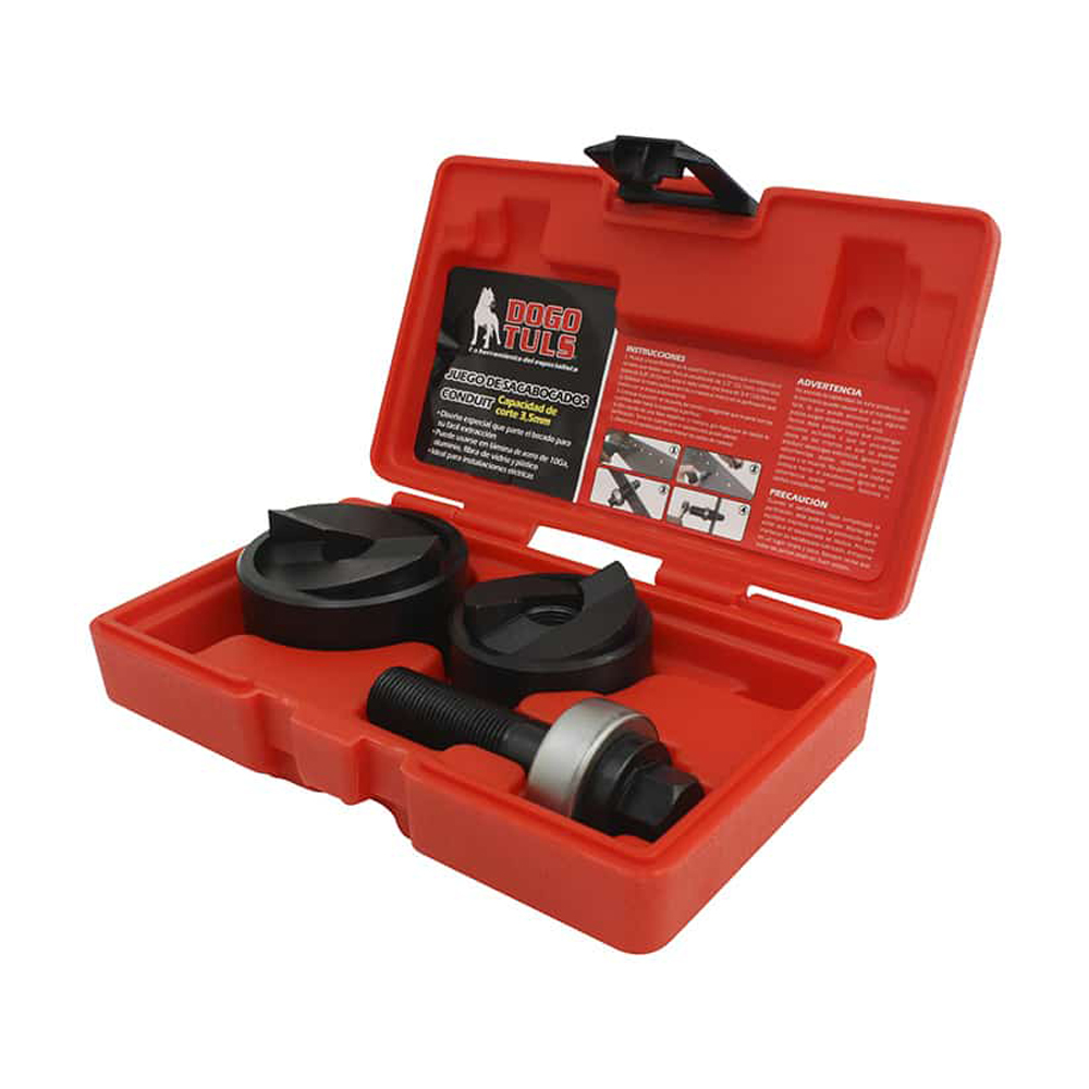 DOGOTULS JGO SACABOCADO 3PZ   1-1/2"A2" CONDUIT TJ1040