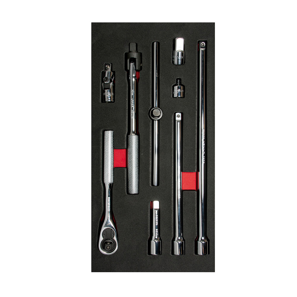 URREA JGO ACCESORIOS 9PZ  E-1/4"