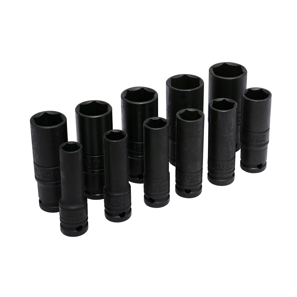 URREA DADO IMPACTO 73112D 1/2" LARGO 6 PTS 11PZ PARED DELGAD