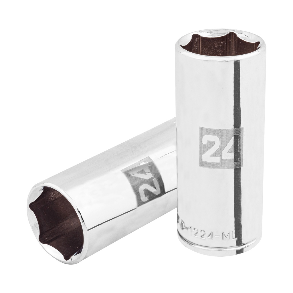 TRUPER DADO LARGO 24MM 6PTAS  CUADRO 1/2"