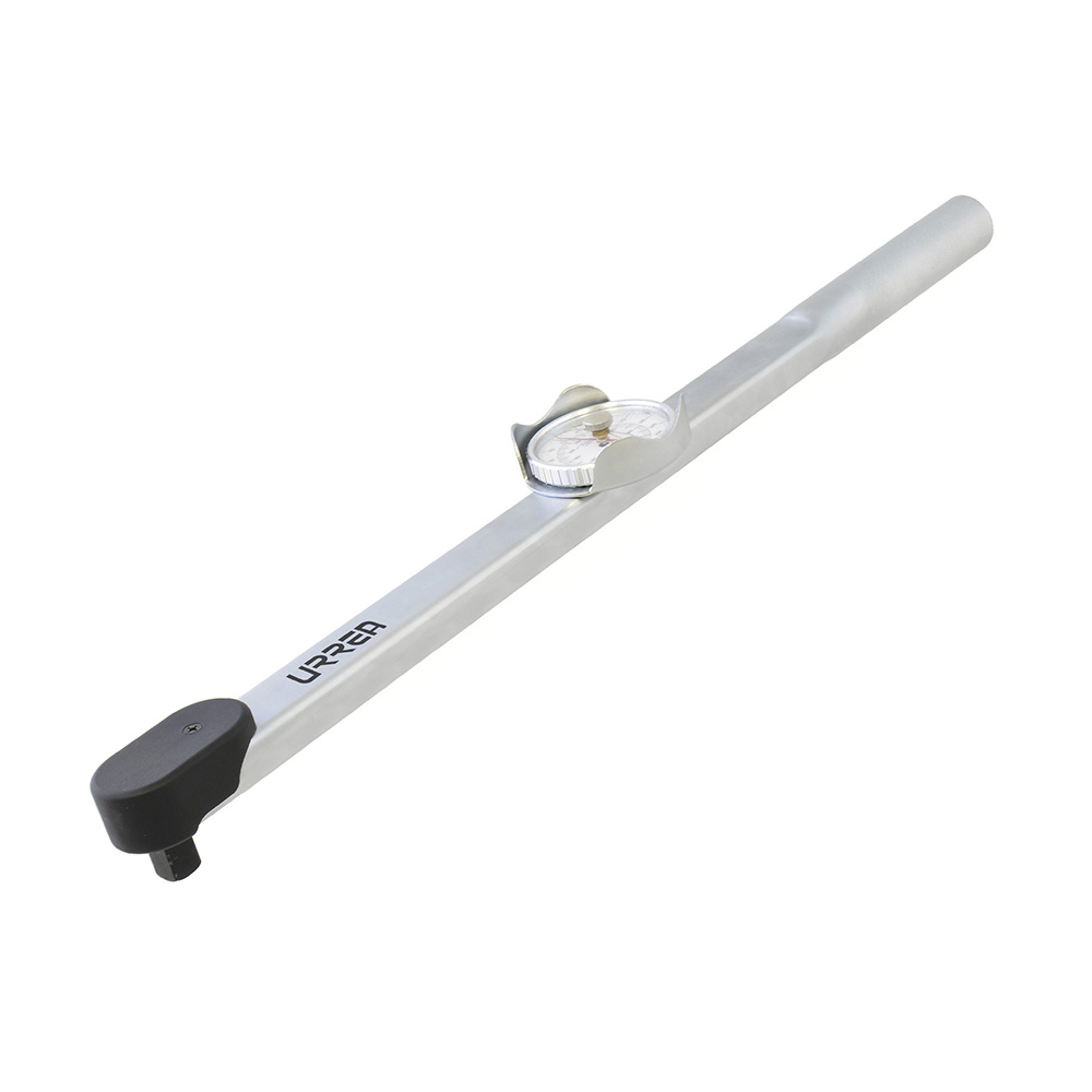 URREA TORQUIMETRO 6124 22" D/CARATULA ALUM 1/2"0.250FT-LB
