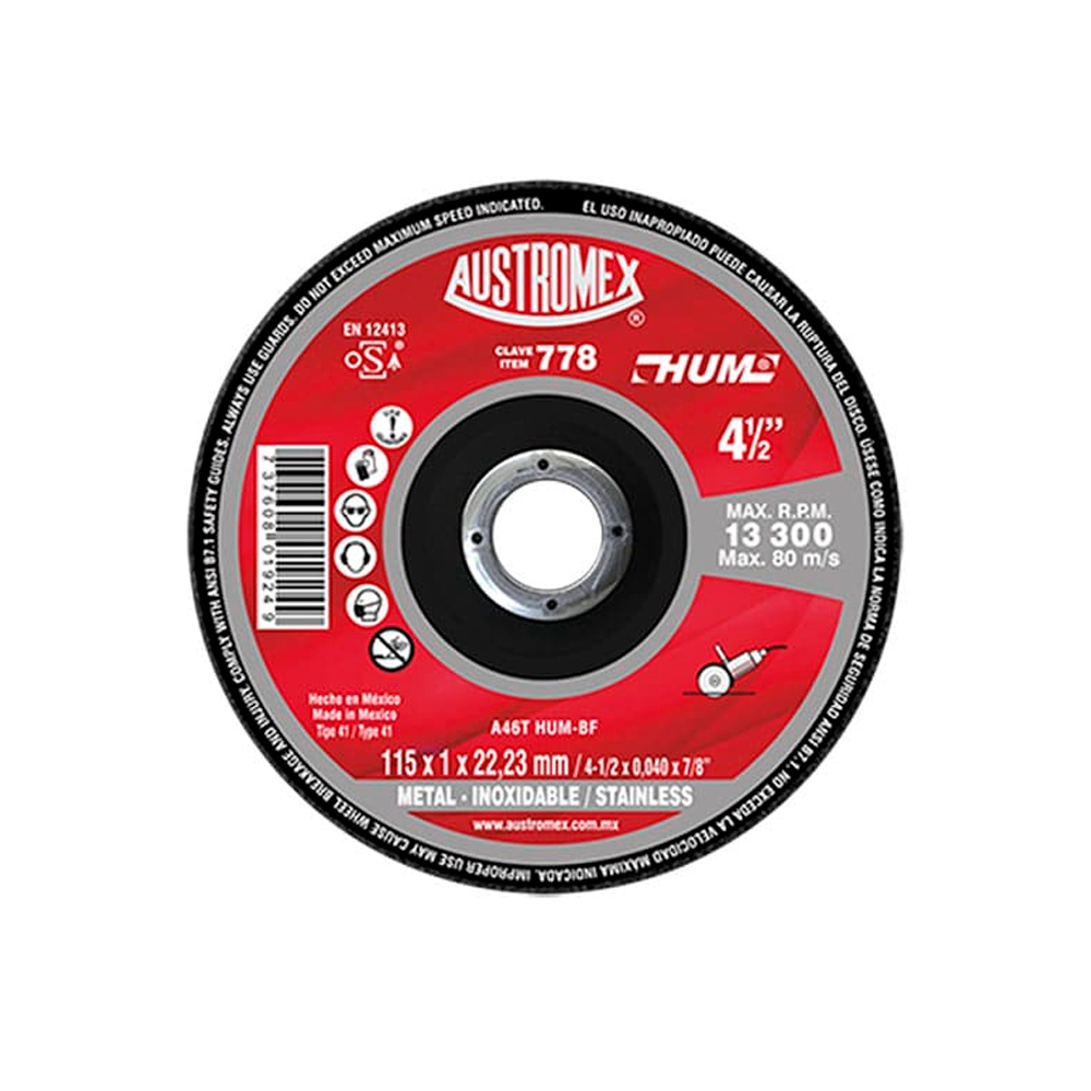 AUSTROMEX DISCO CORTE  778115X1X22.23
