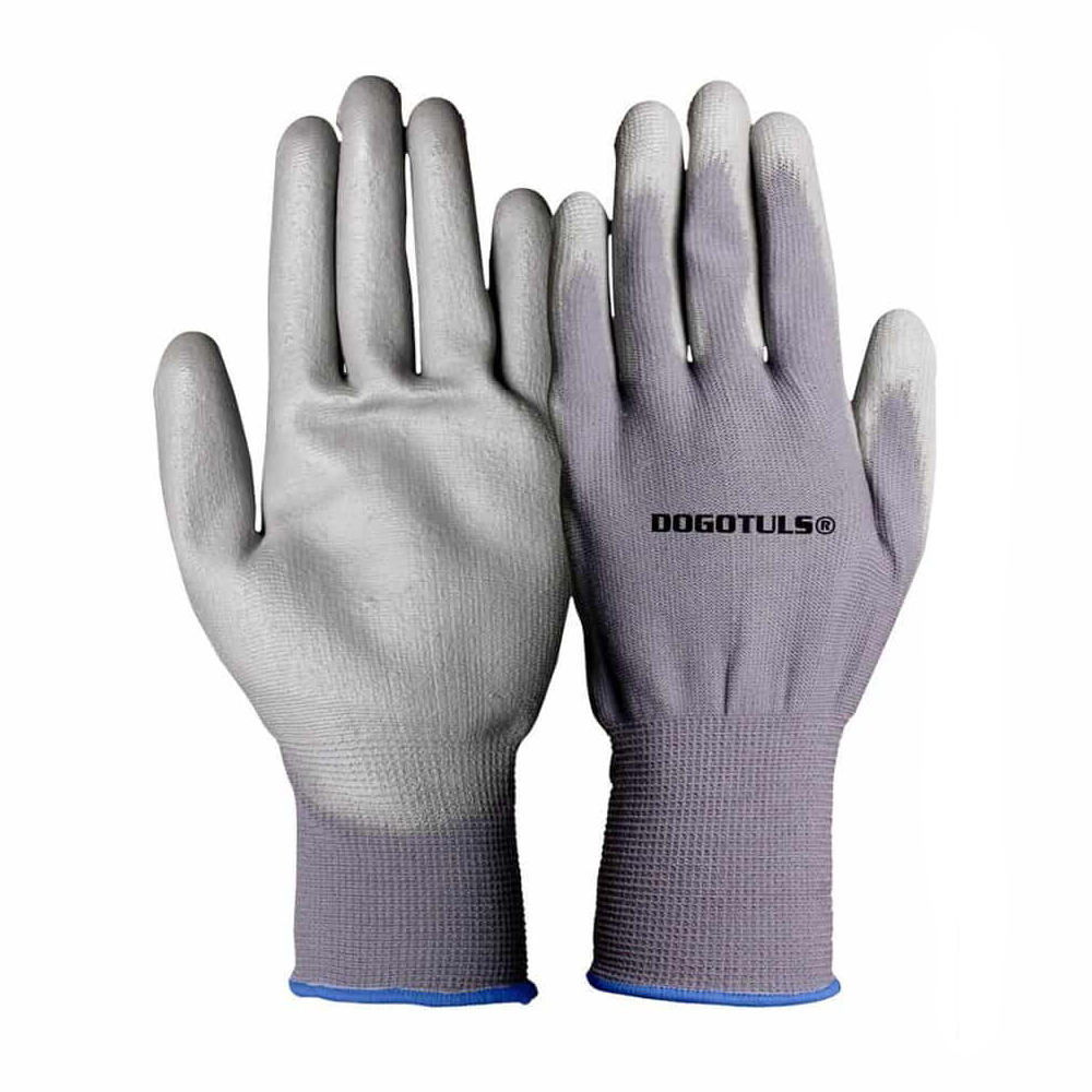 DOGOTULS GUANTE NYLON JS3034 PALMA POLIURETANO CH GRIS