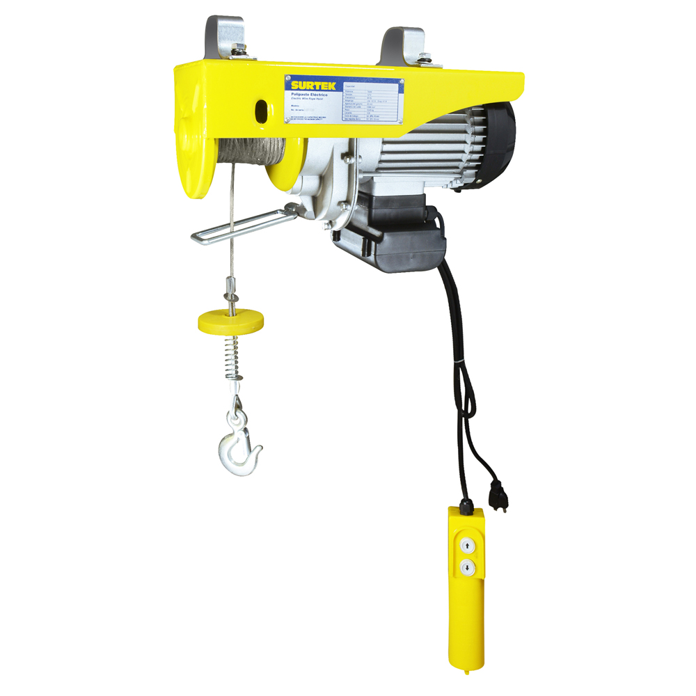 SURTEK POLIPASTO ELECT D/CABLE  0.4T6A12MT 127V POLEC1